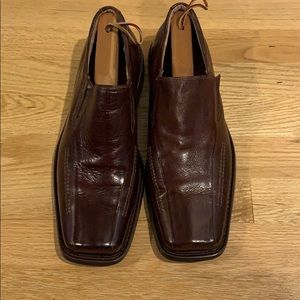 Brown dress shoes